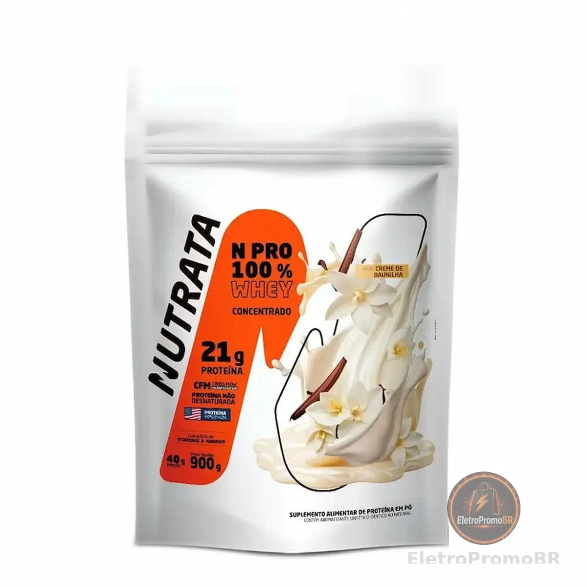 Whey Protein Npro - 900g Refil Baunilha - Nutrata