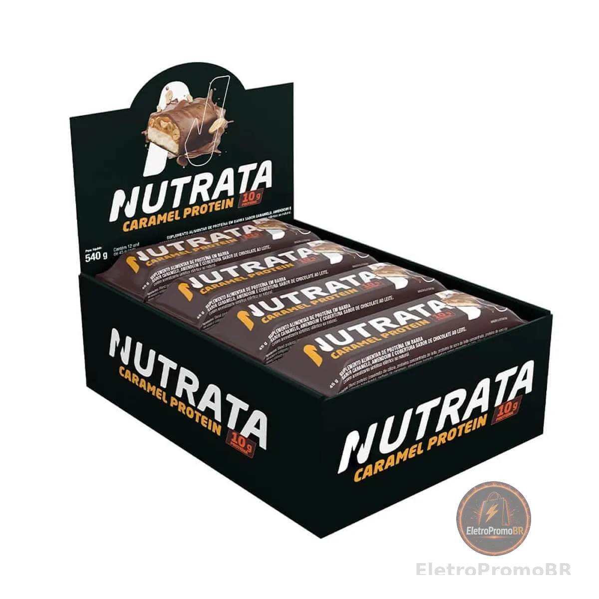 Nutrata Caramel Protein Display (12 unid. 45g), Caramel