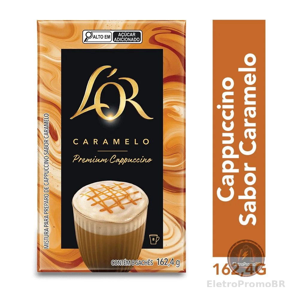 Cappuccino Premium L'OR Caramelo 8 uni.