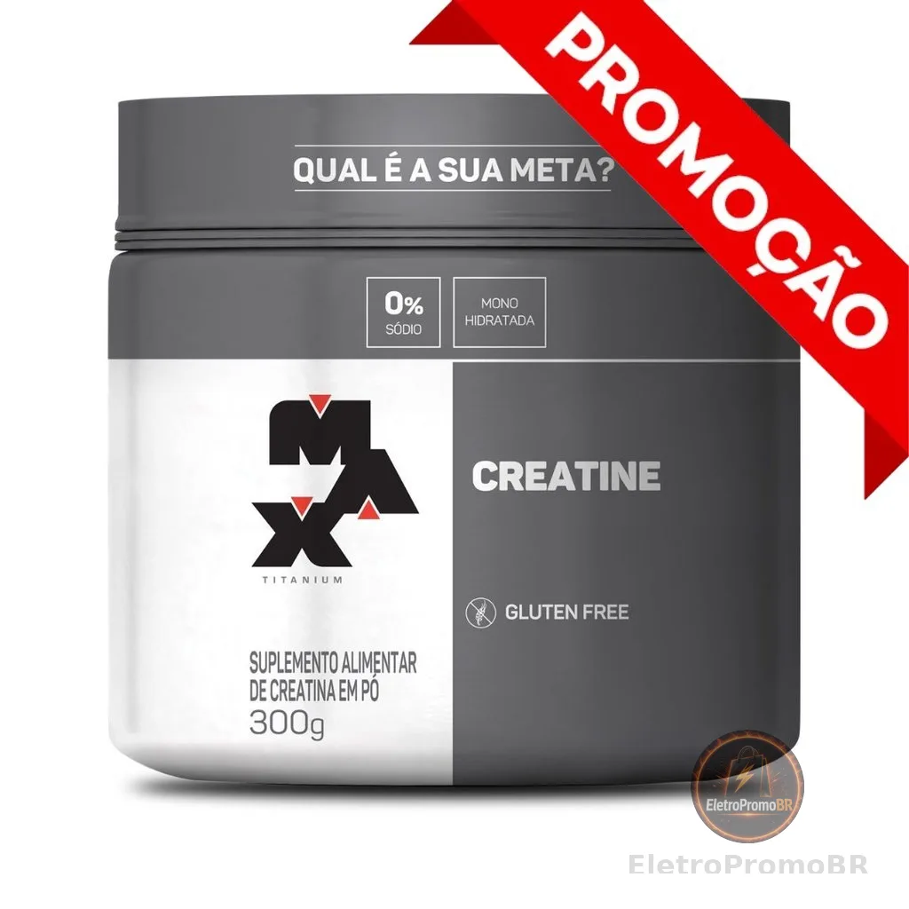 Creatina Max Titanium 300g Pura