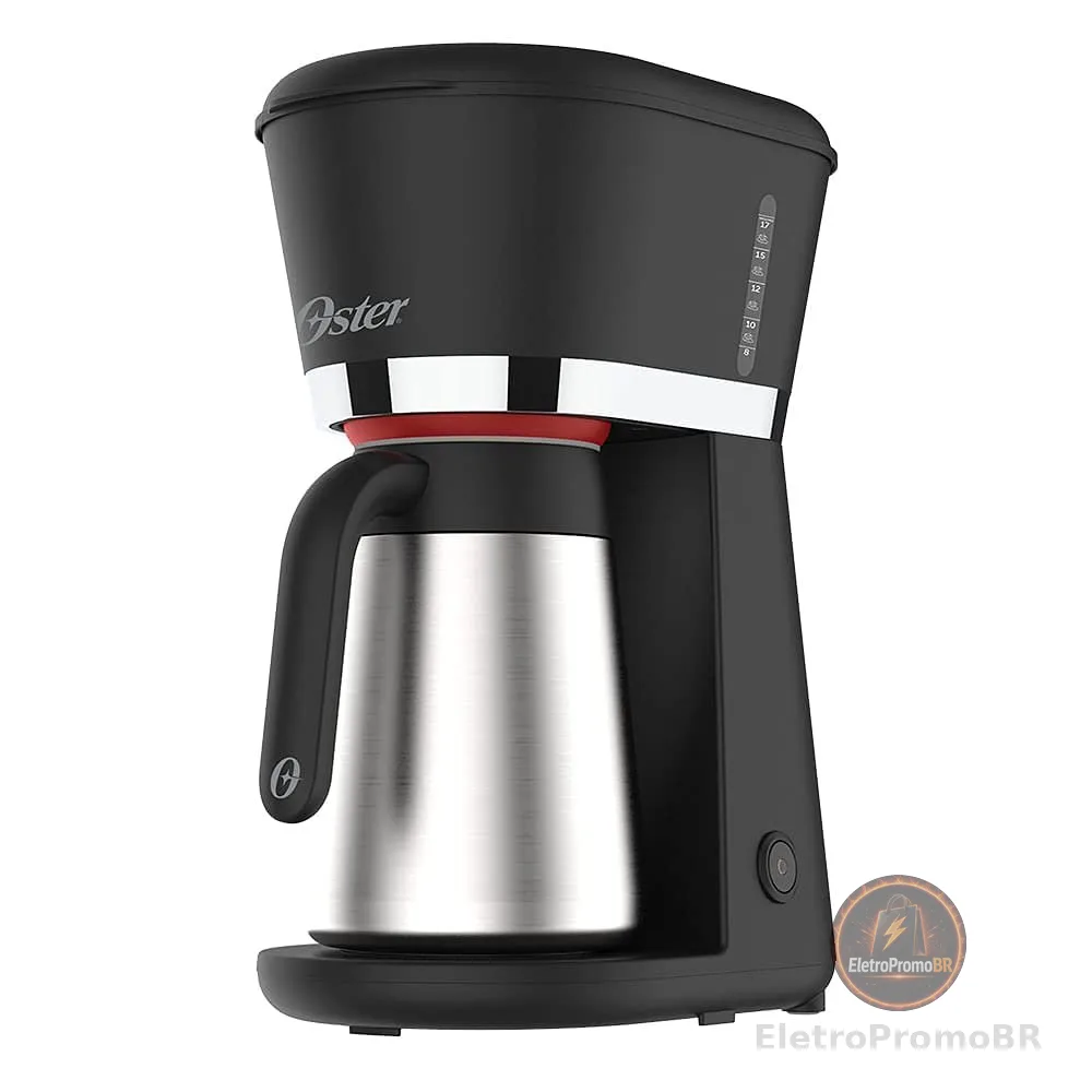 Cafeteira Oster Black com Jarra Térmica Inox 0,7L - 127V