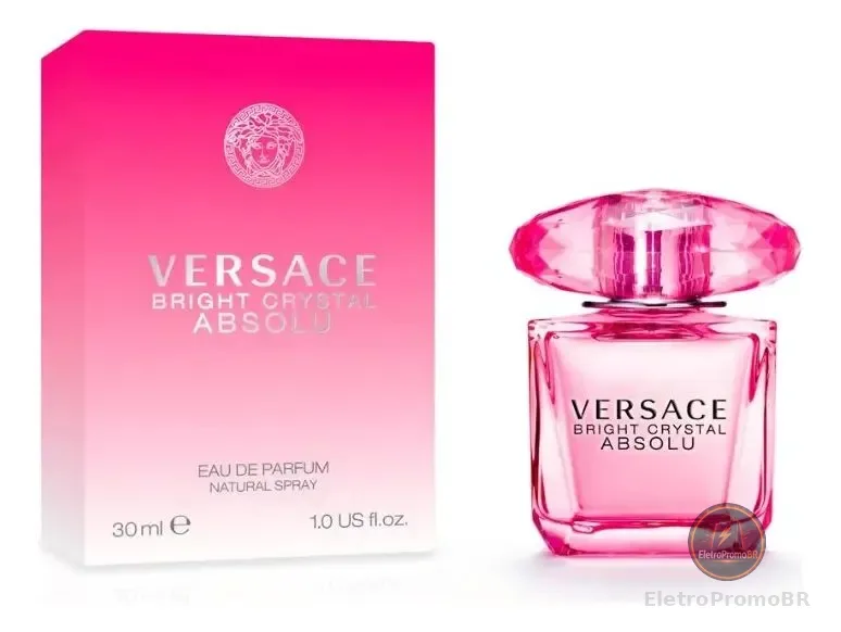 Perfume Versace Bright Crystal Absolu EDP 30ml Feminino Floral Frutado