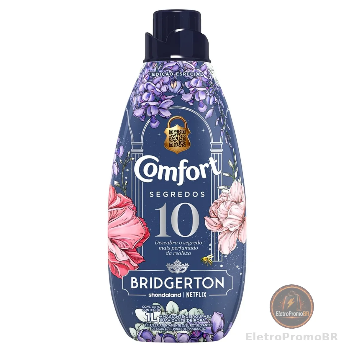 Comfort Amaciante Concentrado Bridgerton 10 Segredos 1L Edição Especial