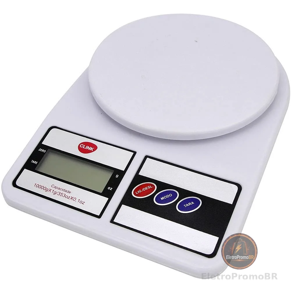 BALANCA DIGITAL COZINHA 1g a 10kg FITNESS ALTA PRECISAO CASA COMIDA