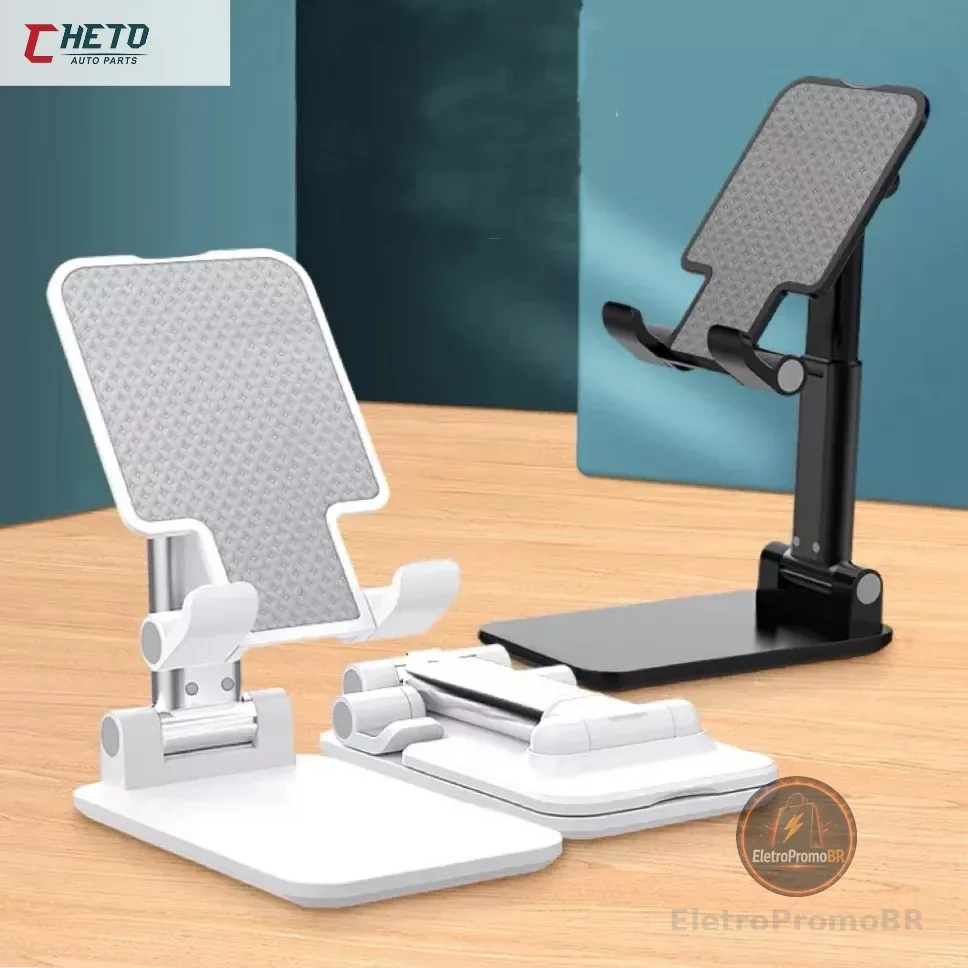 PROMOÇÃO！Atualizar！Suporte Para Celular e Tablet Dobrável Portátil Ajustável Apoio Mesa