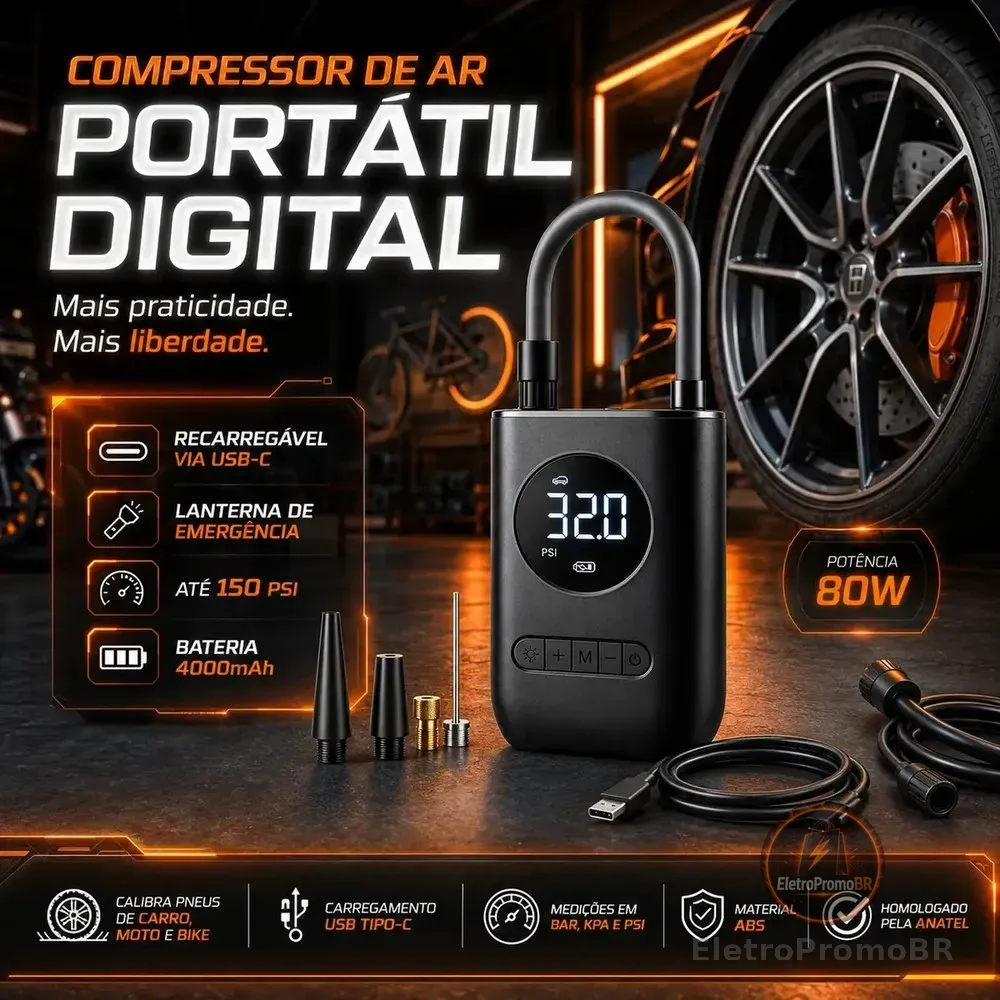 Portátil B&G Mini Compressor