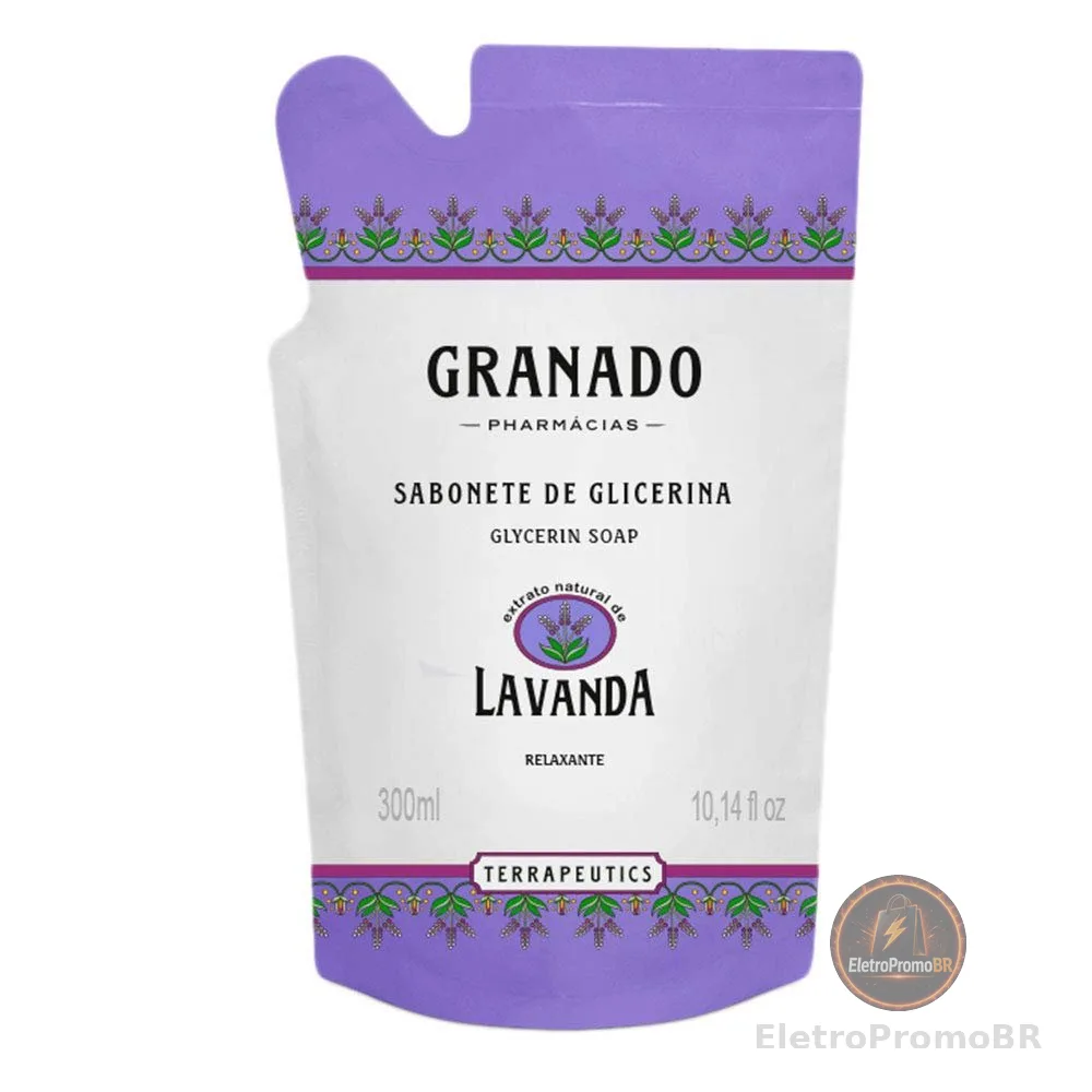 Granado Refil Sabonete Terrapeutics, Lavanda, 300ml