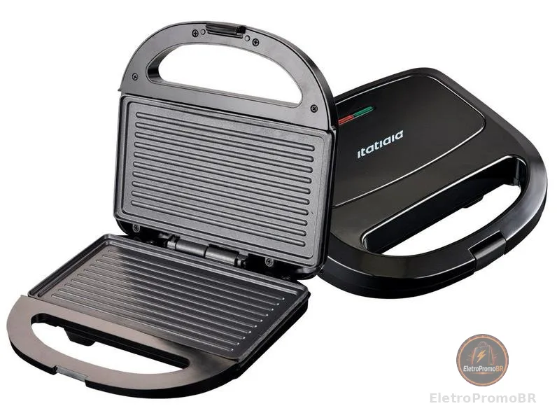 Sanduicheira Grill Itatiaia Essencial 750W Preto SDESS1003
