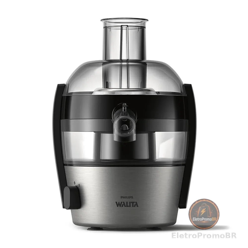 Centrífuga Viva Philips Walita Preta 500W, 2 anos de garantia, 110v - RI1836/01