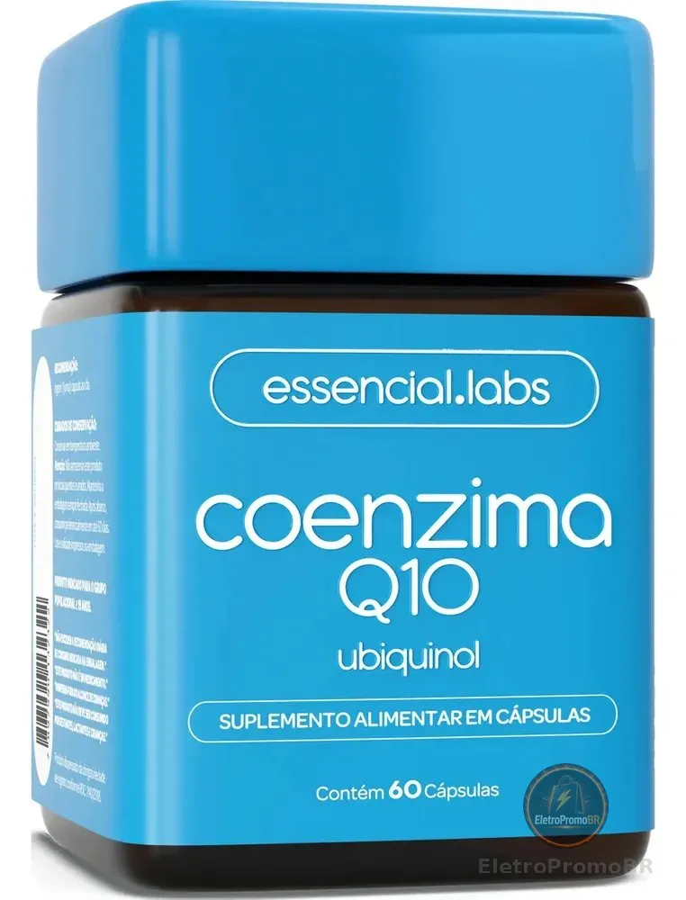 COENZIMA Q10 UBIQUINOL 100mg por Cápsula - 60 Cápsulas - Fórmula Concentrada com Matéria-prima Importada