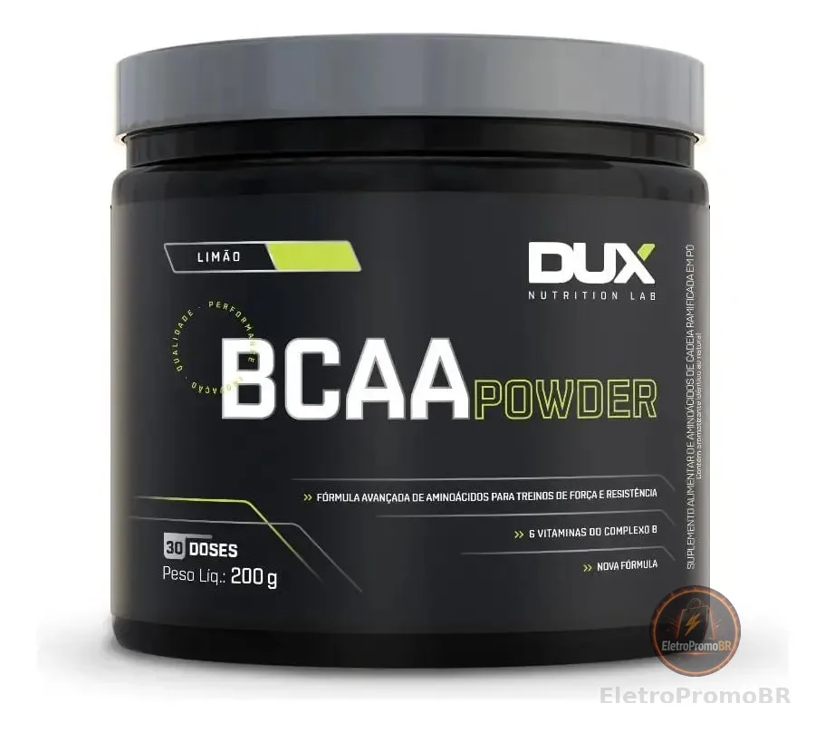 Bcaa Powder Dux Nutrition Pote 200g Sabor Laranja