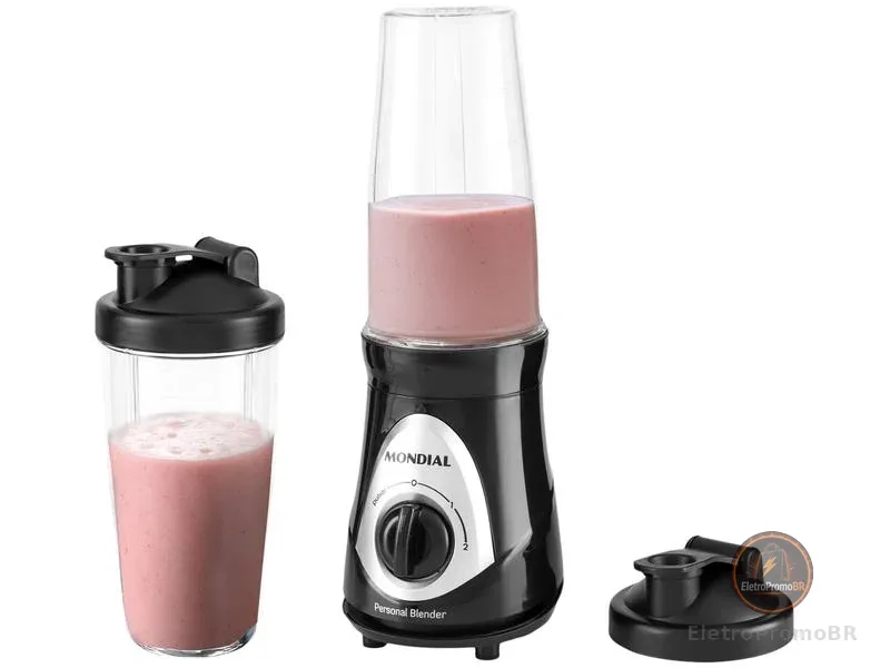 Liquidificador Mondial Personal Blender 300W Preto 127V DG01