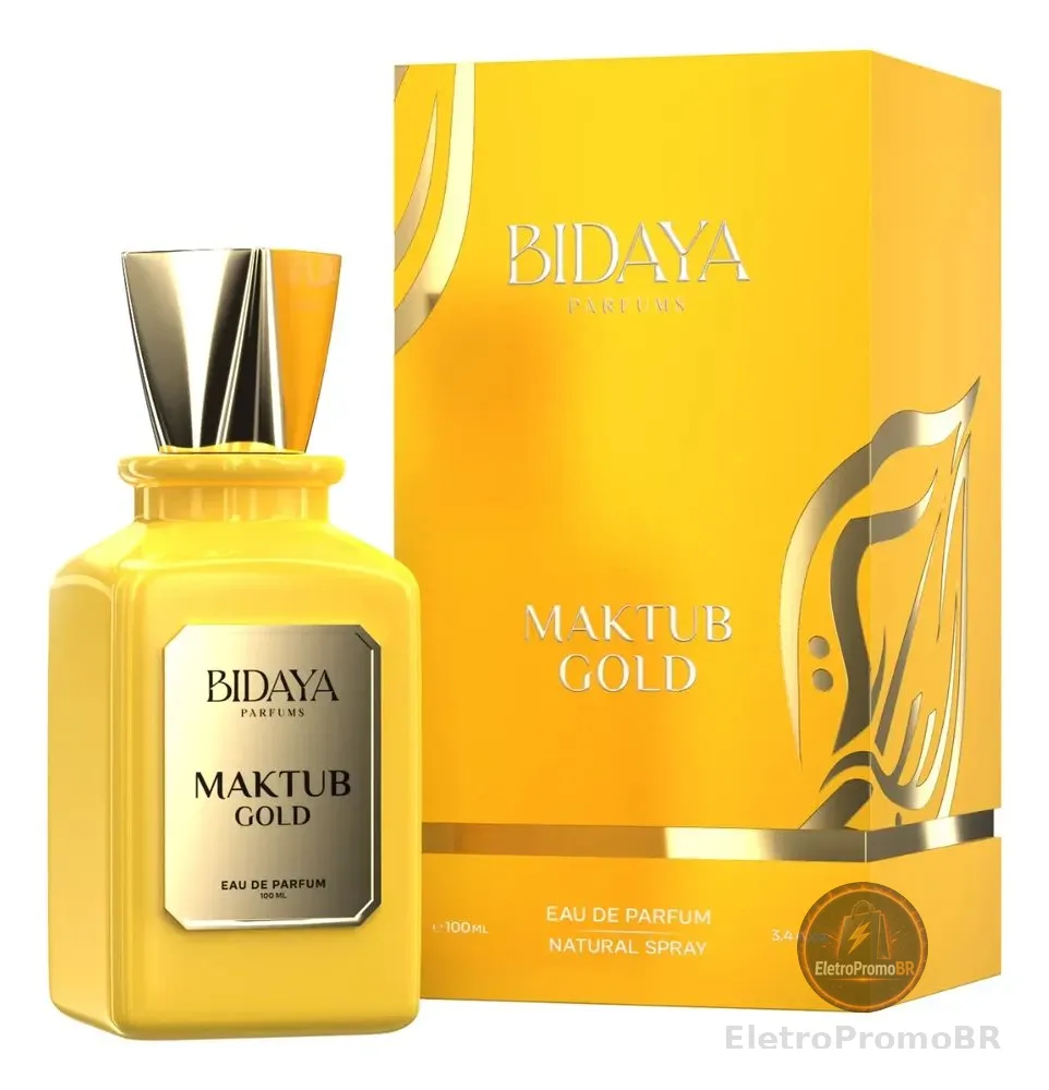 Perfume Árabe Maktub Gold 100ml Bidaya  Eau De Parfum