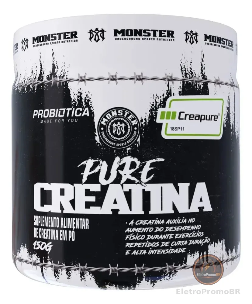 Creatina Creapure 150g Sem Sabor Probiotica