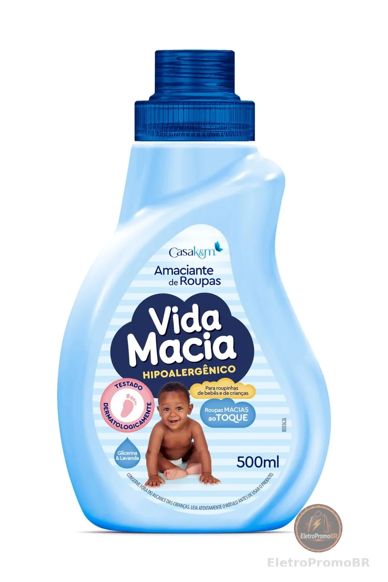 Vida Macia Amaciante Glicerina & Lavanda 500Ml