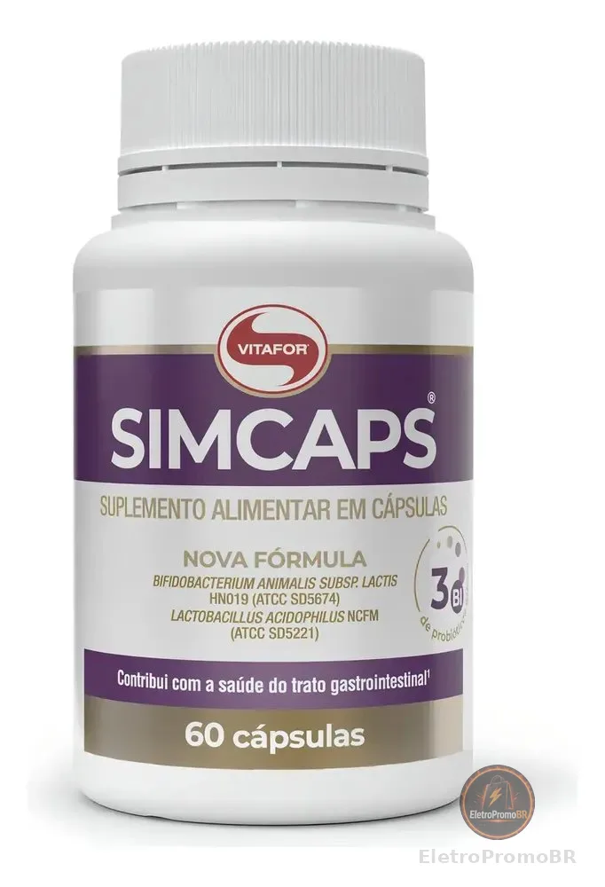 Suplemento alimentar Simcaps 60 Cápsulas Vitafor