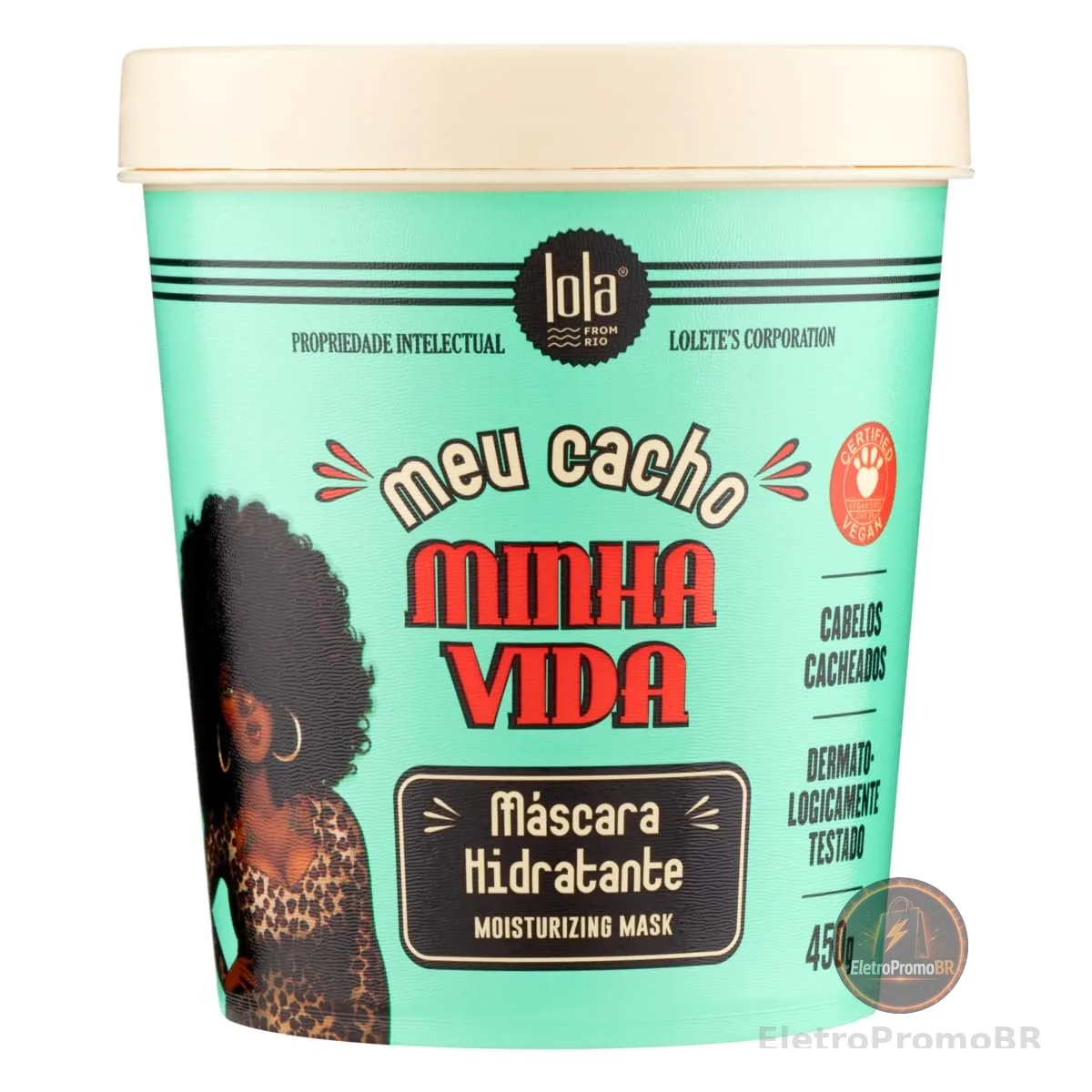 Meu Cacho Minha Vida Máscara 450g , Lola Cosmetics