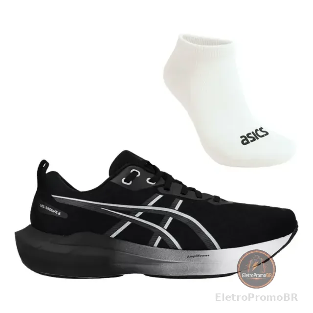 Kit Tênis De Corrida Masculino Asics Gel-shogun 8 E Meia