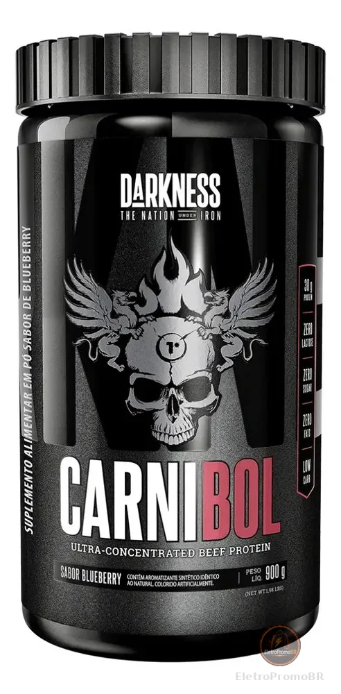 Whey Proteína de Carne Carnibol Blueberry 900g Darkness
