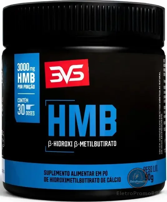 Hmb 3000mg - Fórmula Com Máxima Pureza - 30 doses