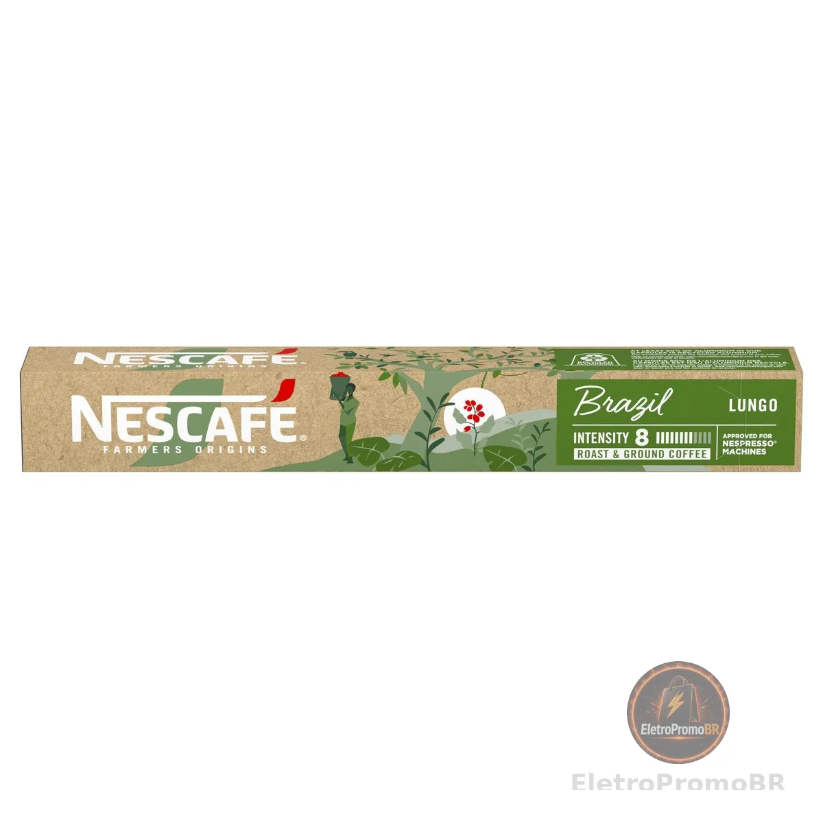 Café em Cápsula Compatível com Nespresso Nescafé Farmers Origins Brazil 10 Cápsulas