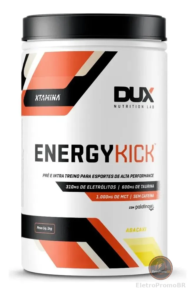 Energy Kick - Pote 1000g Sabor Abacaxi