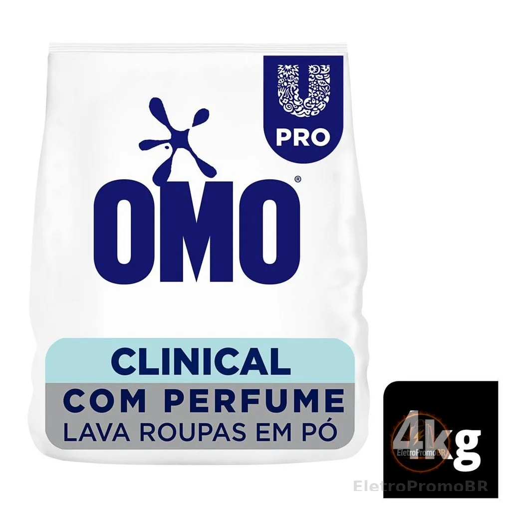 Sabão em Pó Omo Clinical  4kg