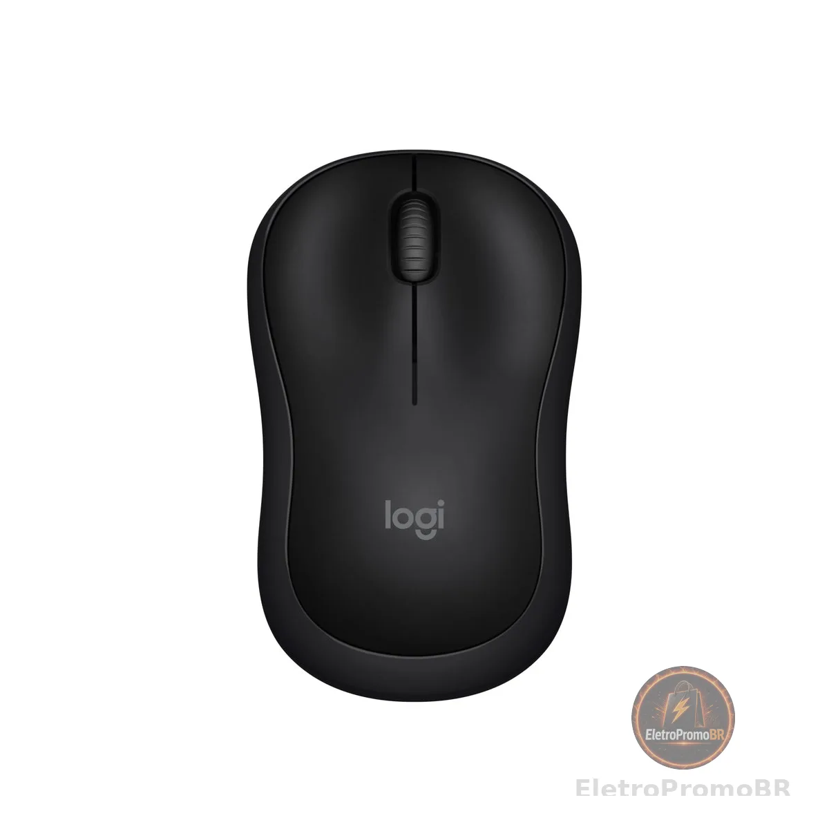 Mouse Sem Fio Logitech M240 com Conexão Bluetooth, Clique Silencioso, Design Ambidestro Compacto, Bateria de 18 Meses, Compatível com Windows, macOS, ChromeOS - Preto