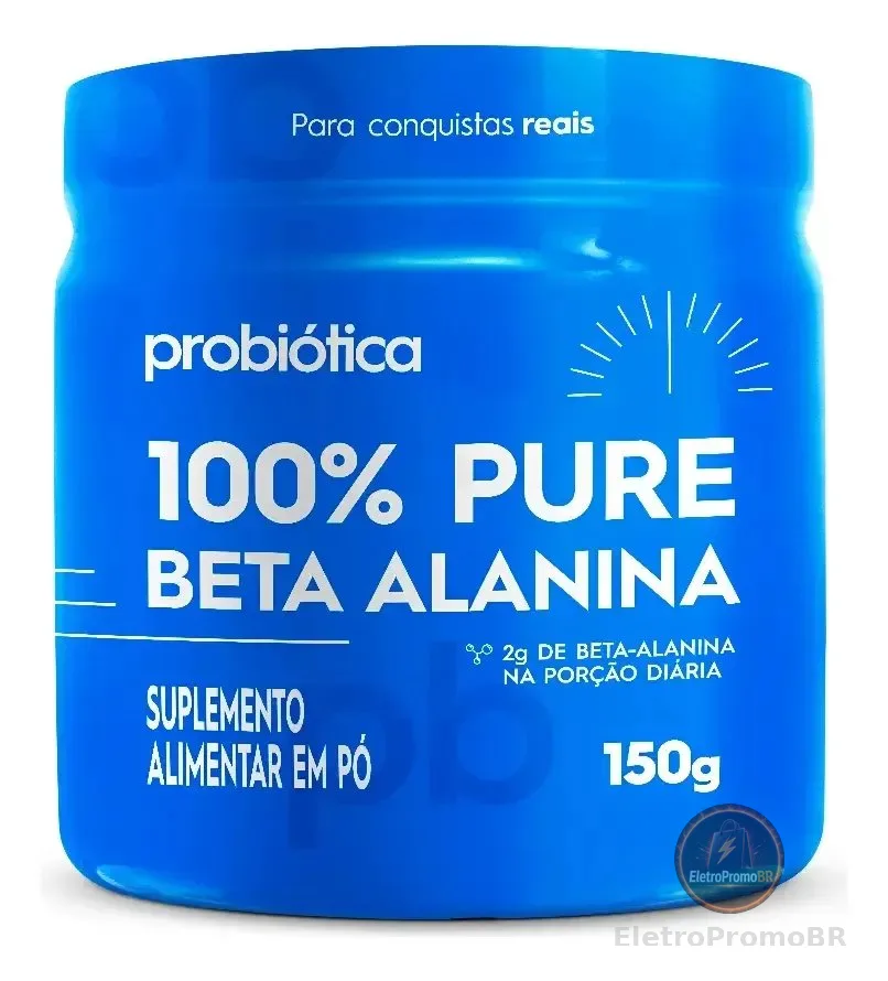Suplemento Em Pó Probiótica Beta Alanina 100% Pura 150g - Aminoácidos Em Pote De 150ml