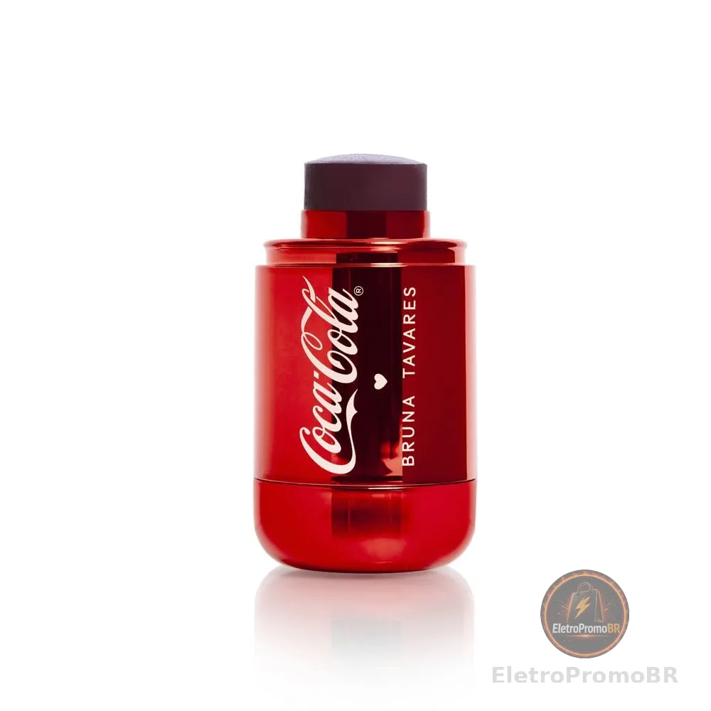 Bruna Tavares Blush Stick Coca Cola Cherry, Bastão para Face, Edição Limitada, Maquiagem Profissional