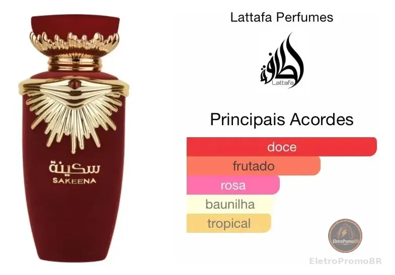 Perfume Sakeena Lattafa Edp Feminino 100ml Volume da unidade 100 mL