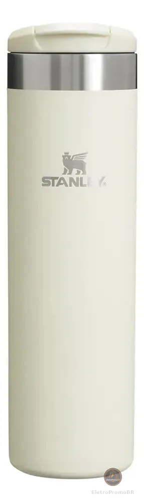 Garrafa Térmica Stanley Aerolight Transit Slim Cream 591ml