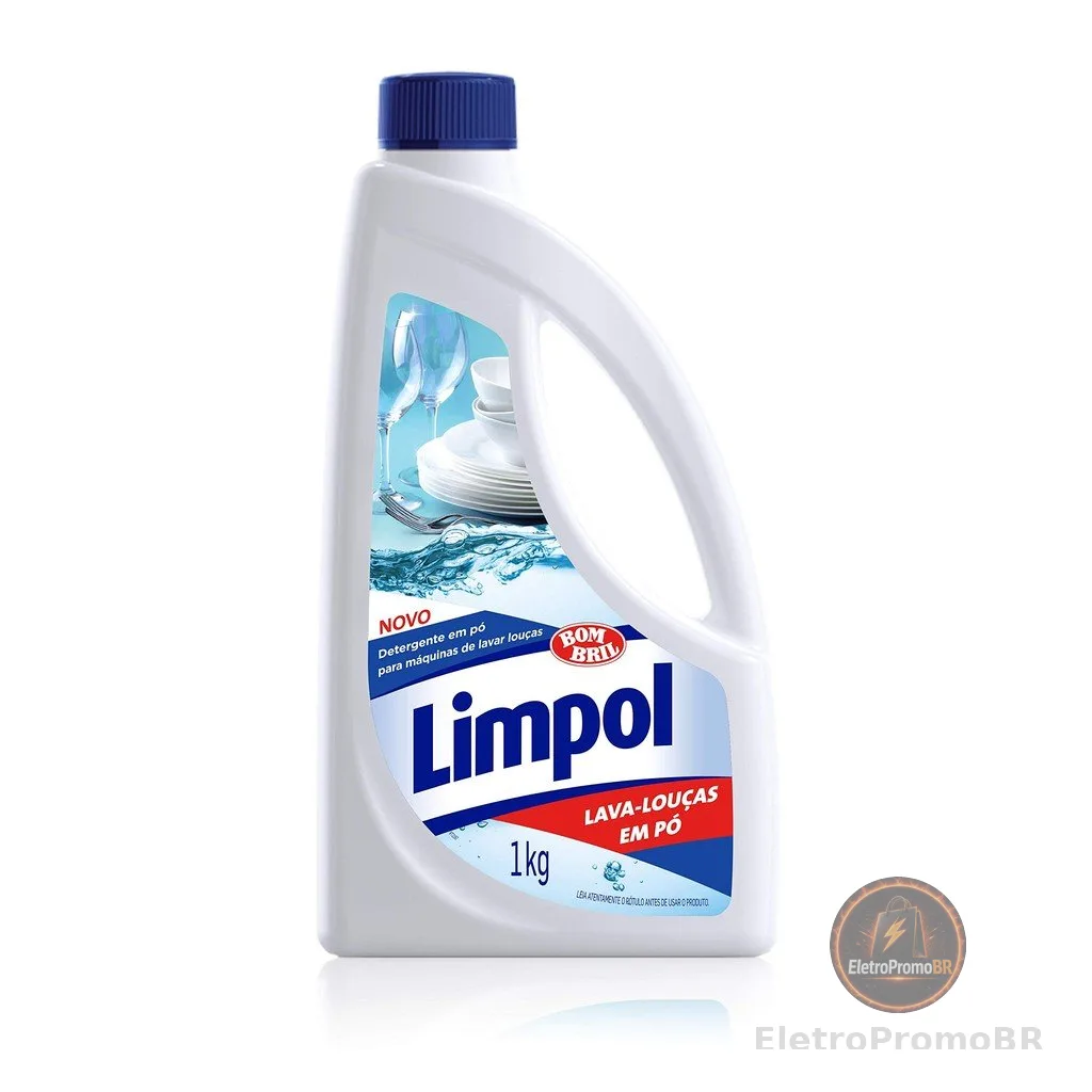 Lava-Louças em Pó Limpol para Máquinas de Lavar 1kg