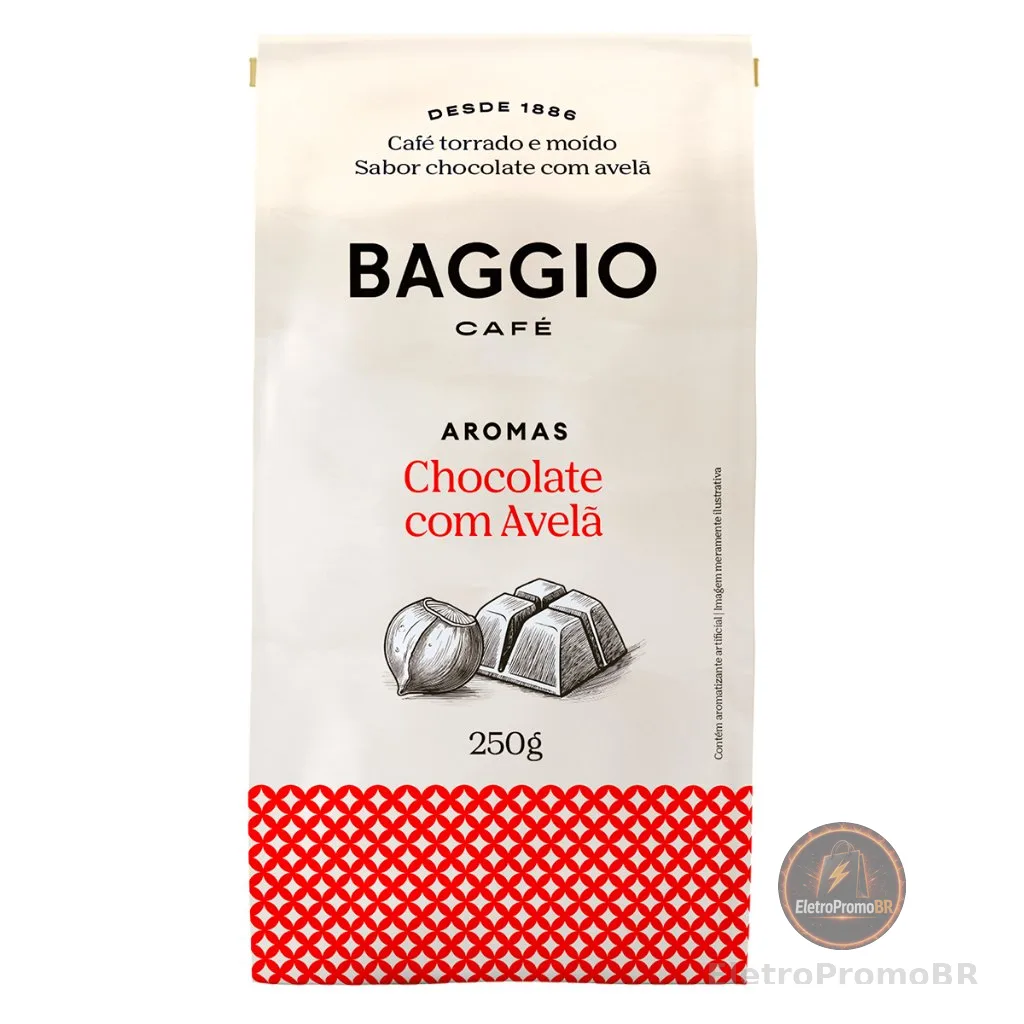 Baggio Café - Café Torrado e Moído Aromas Chocolate com Avelã 250g