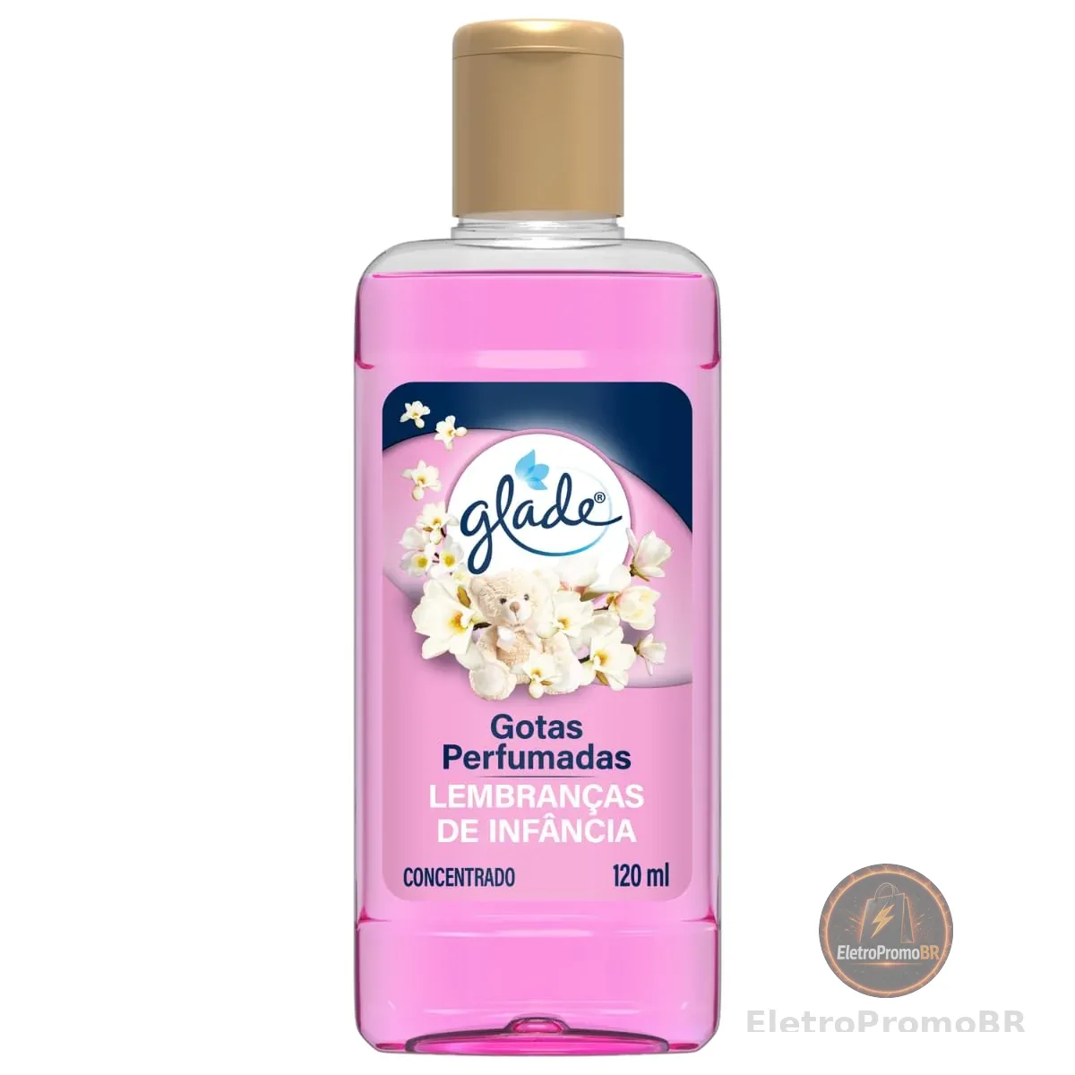 Glade Aromatizador de Ambiente Lembranças de Infância, Gotas Perfumadas com Óleos Essenciais, 120ml
