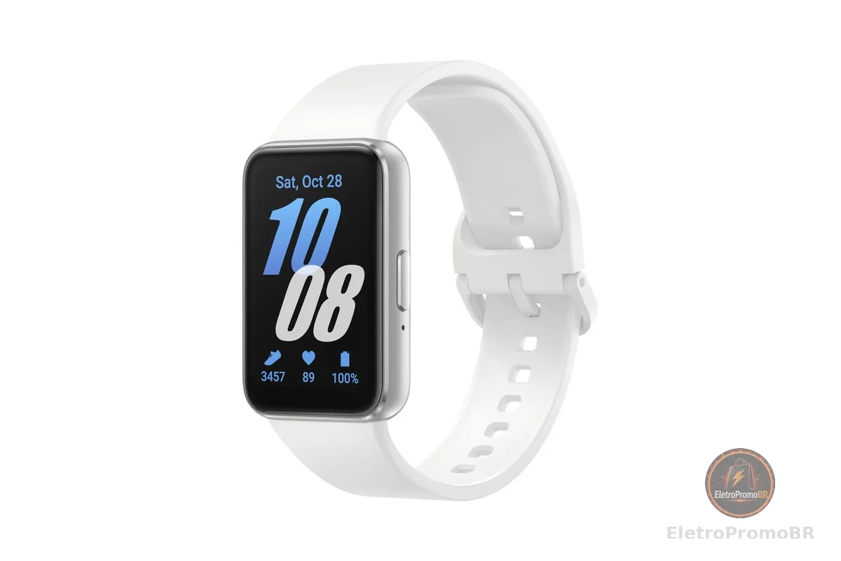 Smartwatch Samsung Galaxy Fit3 Display 1.6" Prata