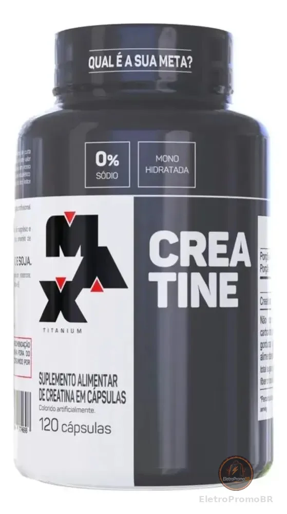 Creatine MonoHydrate 120 Cápsulas Max Titanium