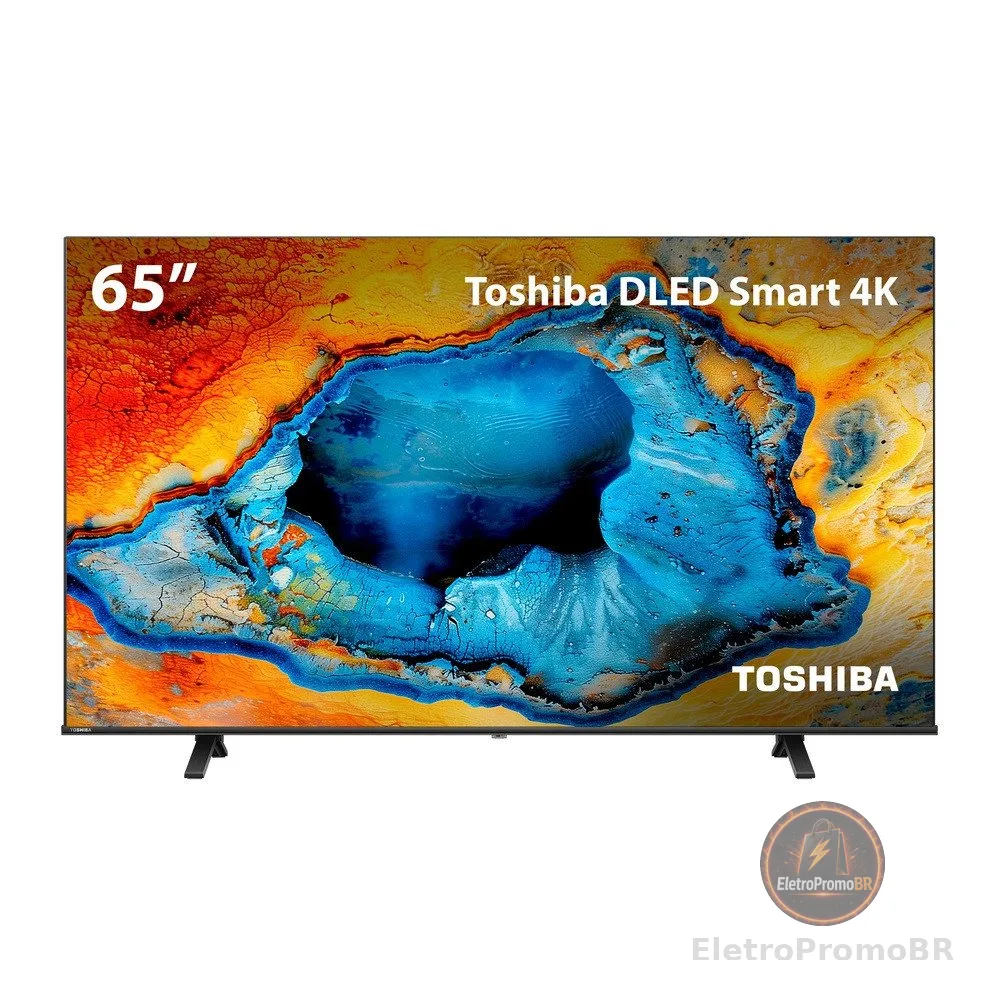 Smart TV DLED 65 4K Toshiba 65C350NS VIDAA 4HDMI 2USB Wi-Fi