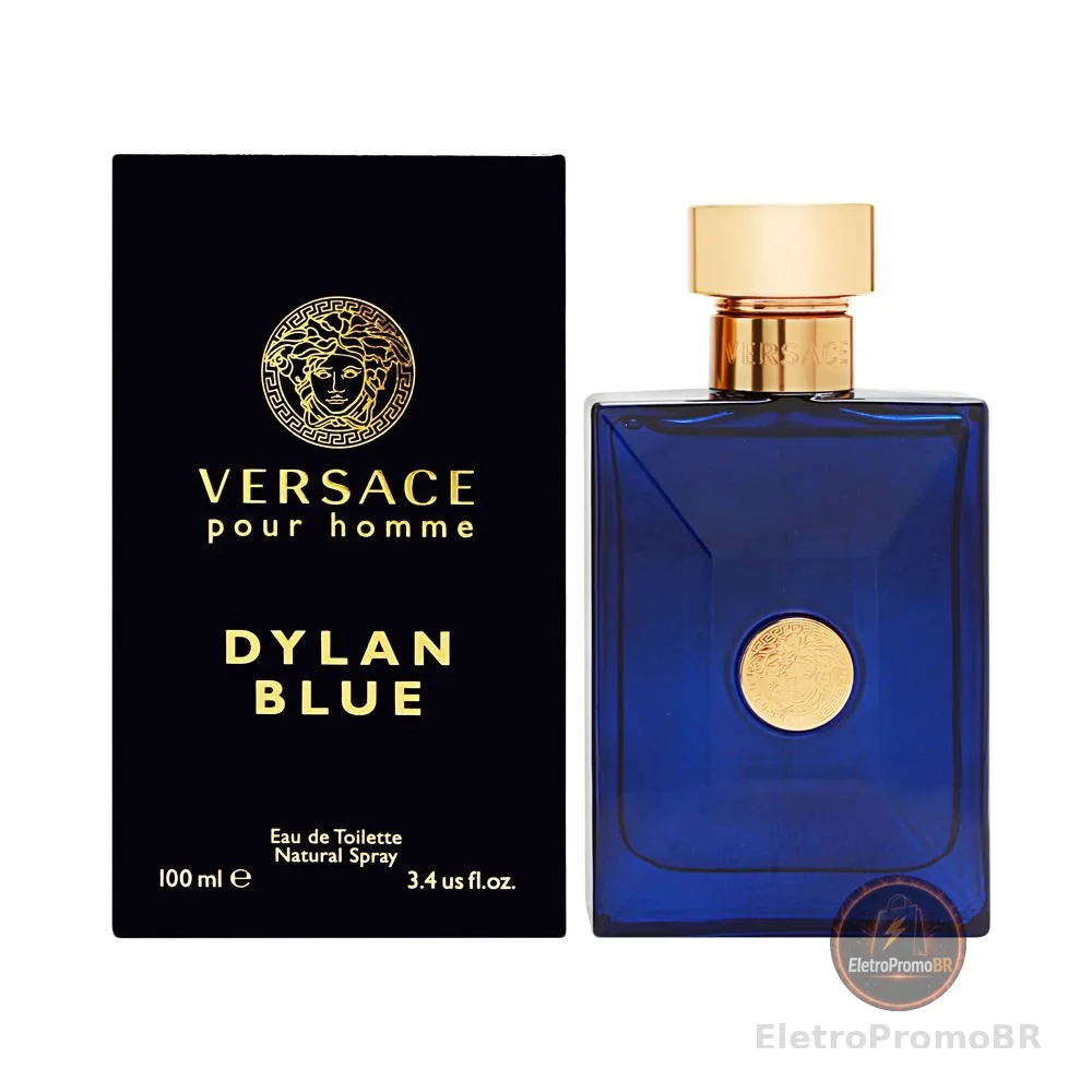 Dylan Blue Pour Homme Versace - Perfume Masculino Eau de Toilette 100ml
