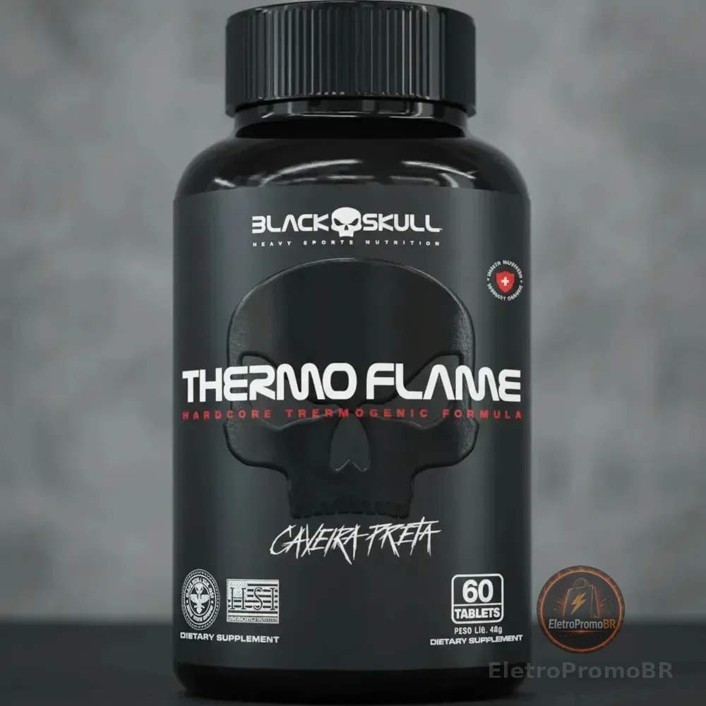 THERMO FLAME Caveira 360mg 60 Tabletes BLACKSKULL