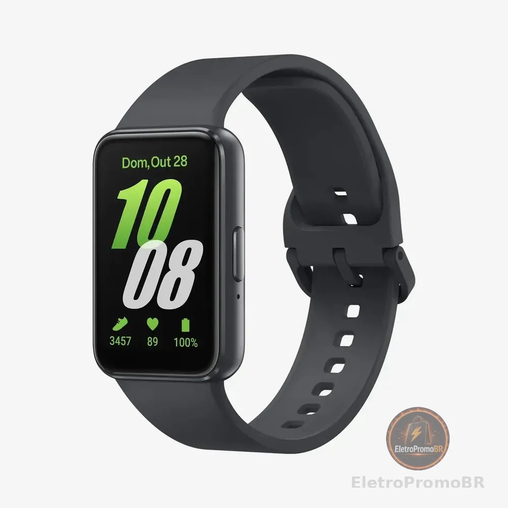 Smartwatch Samsung Galaxy Fit3 Display 1.6 Grafite