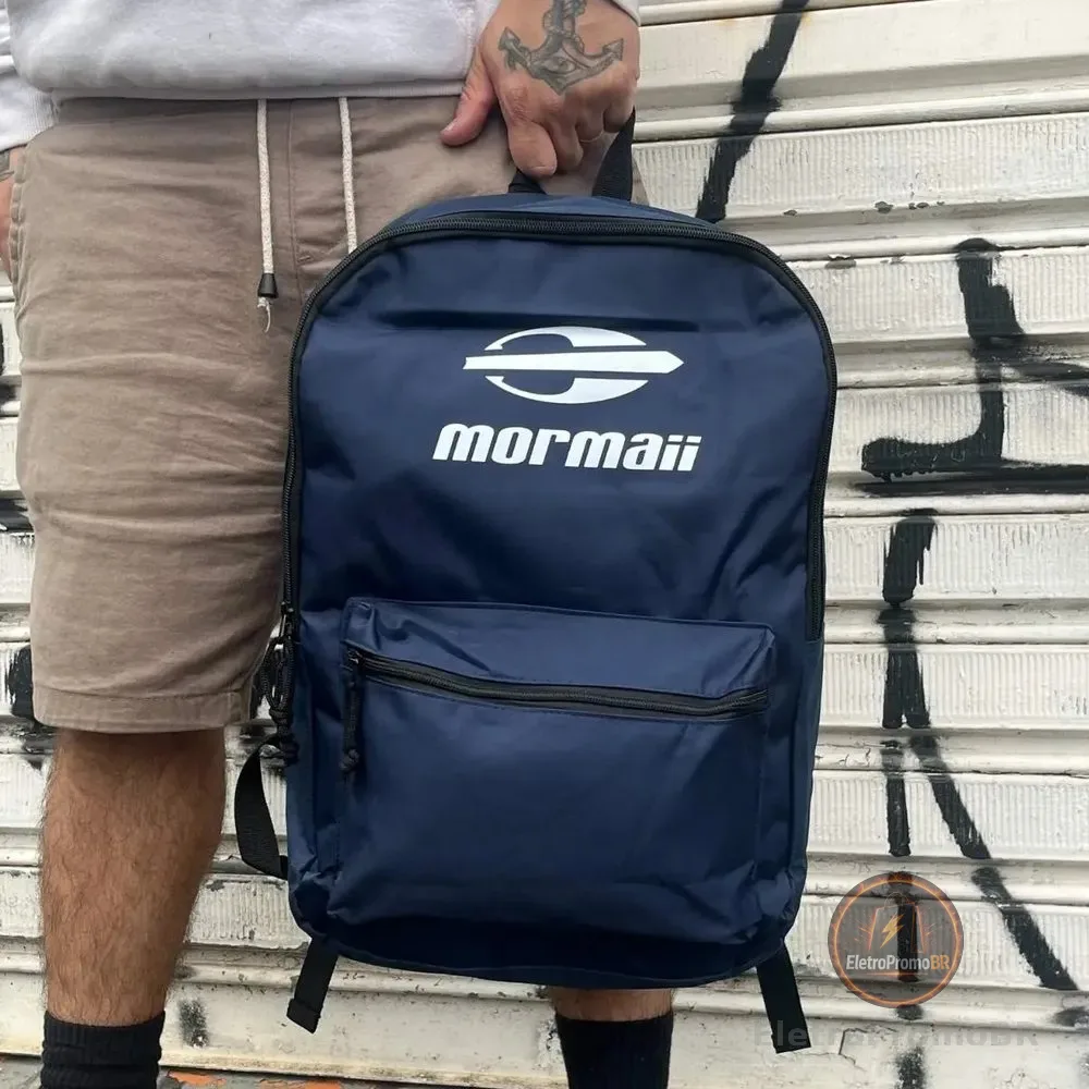 Mochila Mormaii Resistente Casual 21 Litros Básica Azul Azul Un