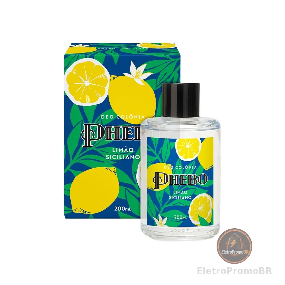 PHEBO - Deo Colônia Limão Siciliano 200ml