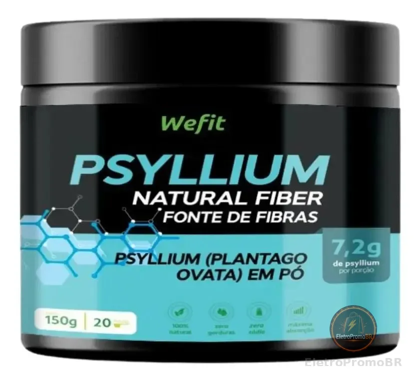 Psyllium Suplemento Alimentar Wefit 150g Sem Sabor Fibra Natural