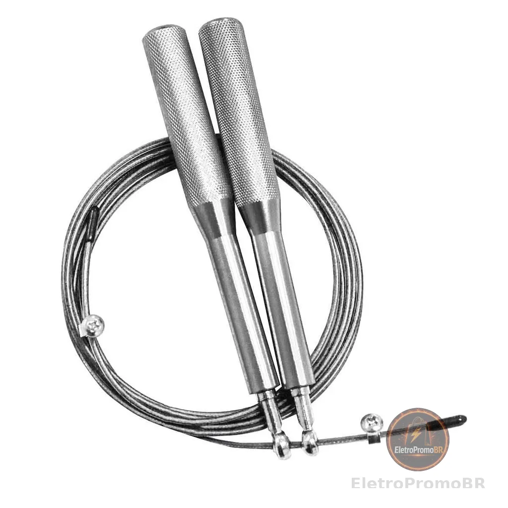 Corda Pular Aço Crossfit 3m Rolamento Speed Profissional