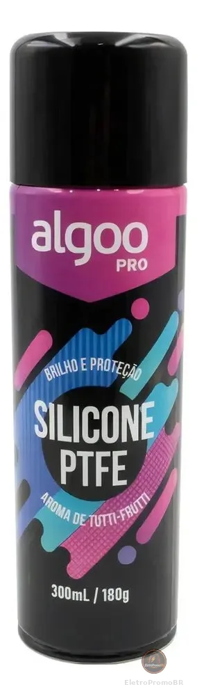Algoo Pro Proteção Brilho Silicone Ptfe Spray 300ml P/bike