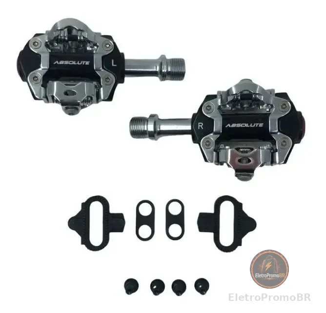 Pedal Clip Absolute Wild Rolamentos Selados Mtb Com Tacos