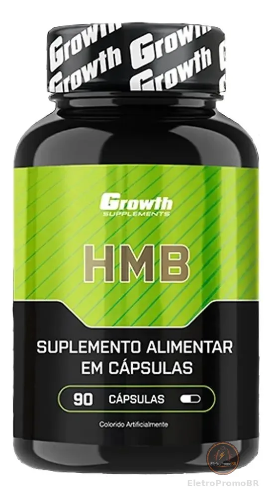 Hmb 90 Cápsulas Growth Supplements Sem Sabor