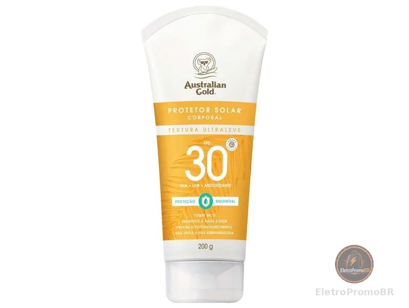 Protetor Solar Corporal Australian Gold 50432 Creme FPS 30 200g
