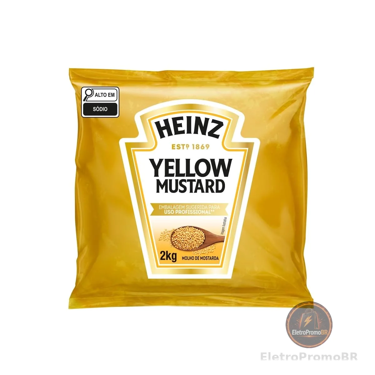 Heinz Mostarda Sachê Tradicional, 2KG